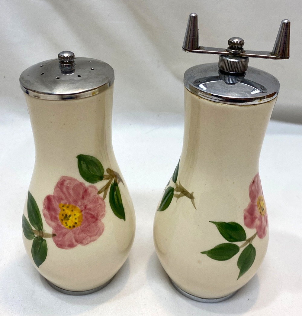 Franciscan DESERT ROSE Salt Shaker and Pepper Grinder